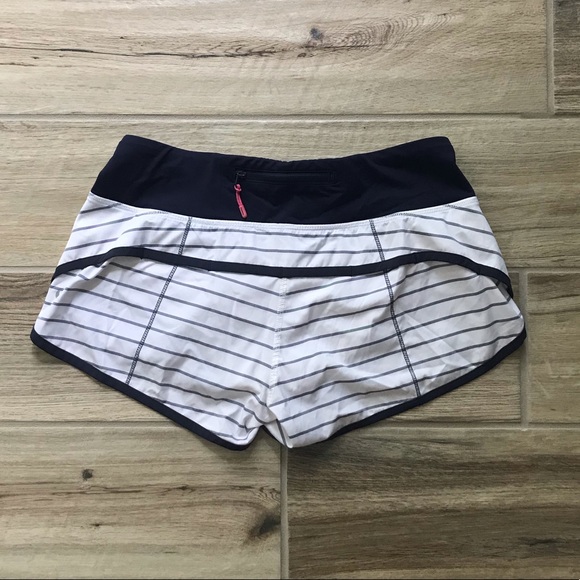 Lululemon Speed Shorts - Quiet Stripe - Picture 2 of 7